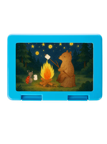 Mr. & Mrs. Panda Snackbox Bär & Marienkäfer Lagerfeuer Design oh... in Weiß