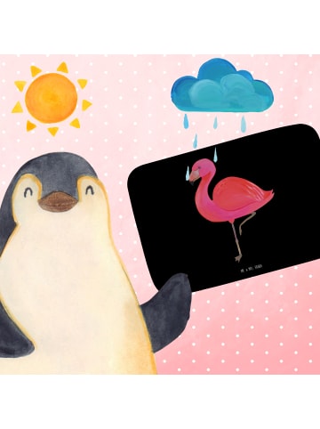 Mr. & Mrs. Panda Badteppich Flamingo Classic ohne Spruch in Schwarz