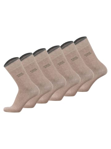 Camel Active Socken 6er Pack in Beige melange