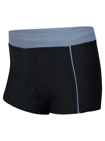 Aquarti Badehose in schwarz/grau