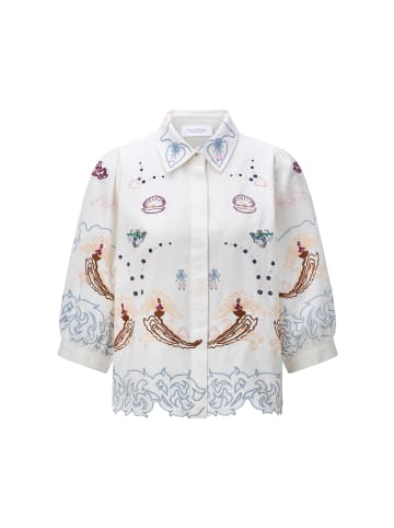Rich & Royal Bluse in ecru mehrfarbig
