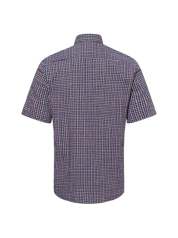 Nils Sundström Freizeithemd mit Leinen-Anteil in marine mehrfarbig - 0009