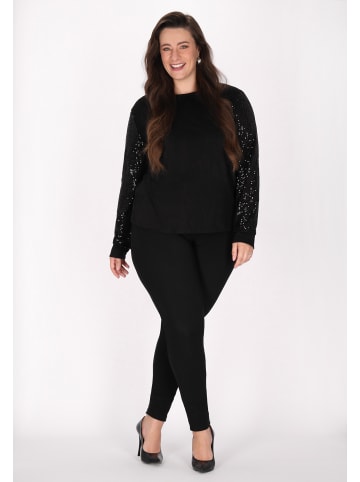 faina Damen Plus Size Blouse in Black