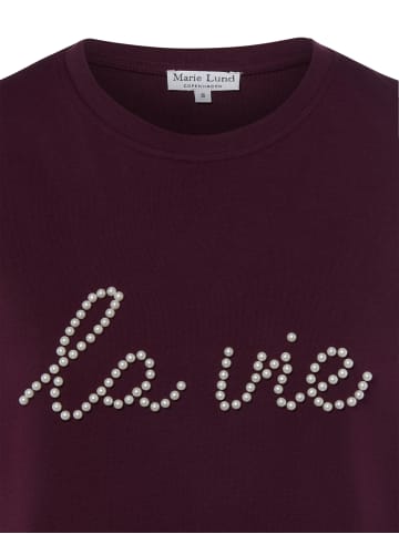 Marie Lund T-Shirt in aubergine