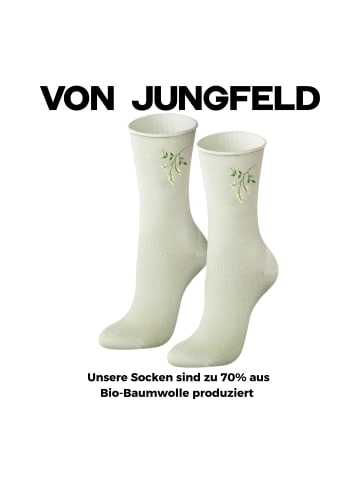 von Jungfeld Stickmotiv Blumen in Stick Mint