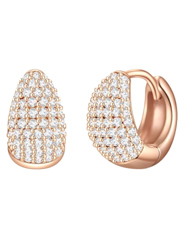 Glanzstücke München Creolen Sterling Silber Zirkonia in roségold
