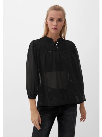 QS Bluse in 9999_schwarz