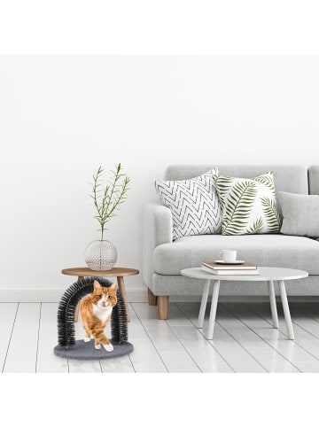 relaxdays Katzen Enthaarungsbogen in Schwarz