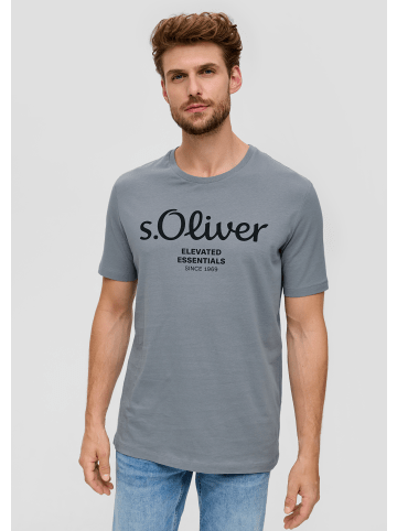 s.Oliver T-Shirt kurzarm in Grau