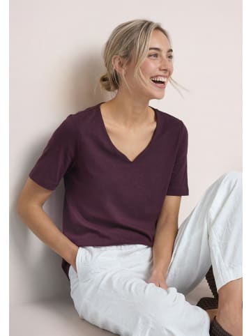 Street One Shirt in aubergine - 0008