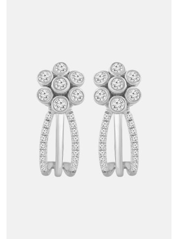 Diamant Exquis Ohrringe aus 585 Weißgold mit Diamant