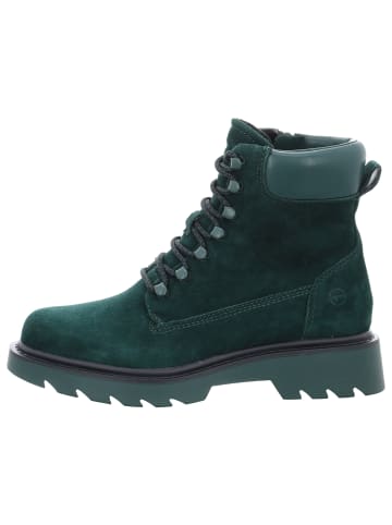 Tamaris Schnürstiefelette in grün