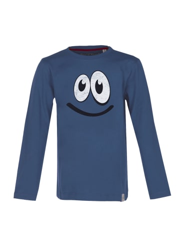 Band of Rascals Longsleeve " Smile " in blau