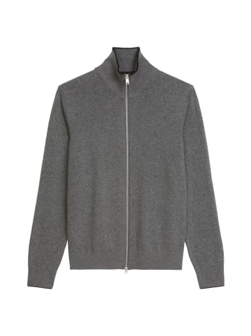 Marc O'Polo Zipper-Strickjacke regular in graphite grey melange