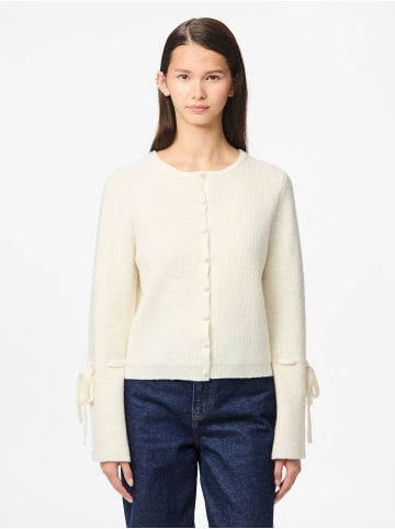 Pieces Strickjacke in Cloud Dancer