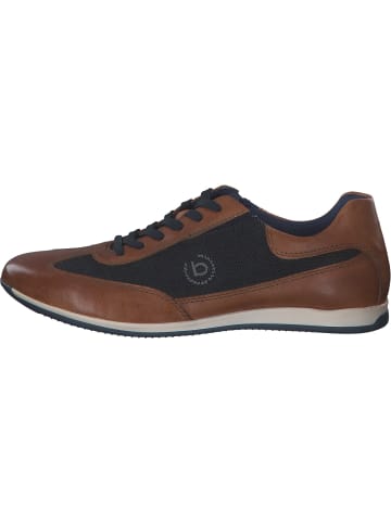 Bugatti Sportliche Halbschuhe in cognac / dark blue