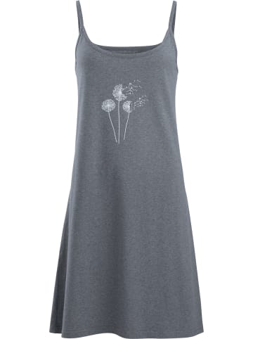 REDBEST Single-Jersey Nachthemd in grau meliert