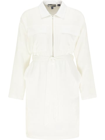 DreiMaster Damen Hemdblusenkleid in Weiss