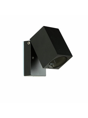 Licht-Erlebnisse Außen Wandlampe (B)6.5 x (H)10 cm in Schwarz