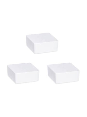 Wenko Raumentfeuchter Cube Nachfüller 1000 g mit Orangenduf, 3er Set, Raumentfeuchter Cube Nachfüller 1000 g mit Orangenduft, 3er Set, Raumentfeuchter Mod. Cube Nachfüller 1000 g mit Orangenduft, 3er Set in Weiß