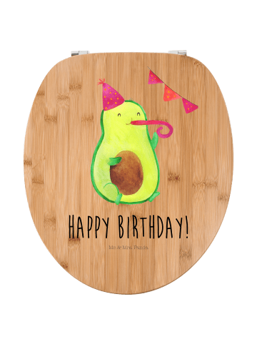 Mr. & Mrs. Panda klo deckel Avocado Geburtstag mit Spruch in Braun