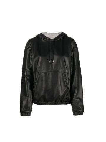 Saint Laurent Schwarz Leder Tank Tops
