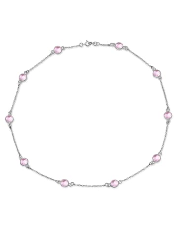 Ailoria LAVANDE Halskette Pink Quarz in silber