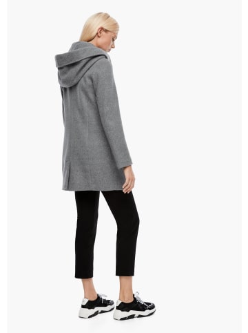 s.Oliver Outdoor-Mantel in 9400_grau meliert
