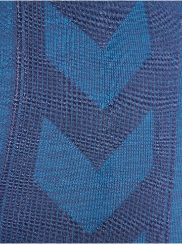 Hummel Hummel Leggings Hmlclea Yoga Damen Atmungsaktiv Schnelltrocknend Nahtlosen in RIVIERA/INSIGNIA BLUE MELANGE