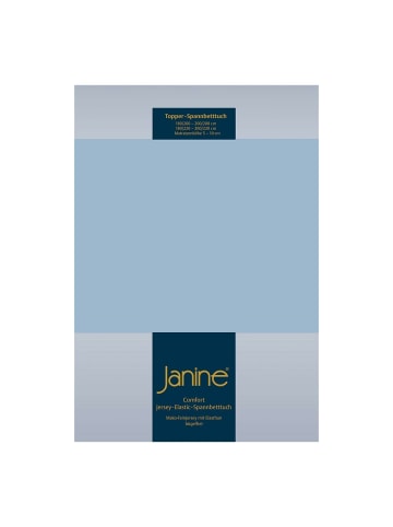 Janine Spannbettlaken in perlblau