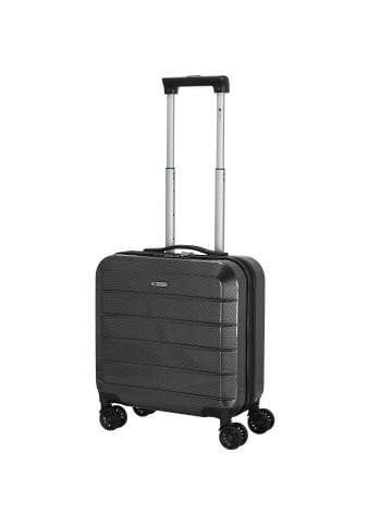 Check.In London 2.0 - 4-Rollen-Businesstrolley 17" 46 cm (black) in schwarz