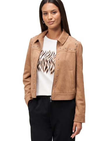 Zero  Jacke in Wildlederoptik in Cinnamon Swirl