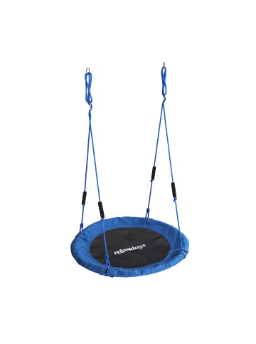 relaxdays Nestschaukel in Blau – 100 cm