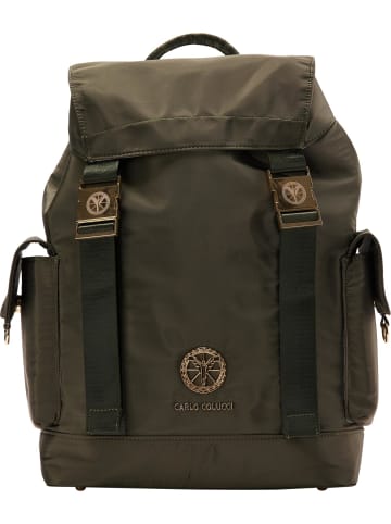 Carlo Colucci Tagesrucksack Cotini in Grün