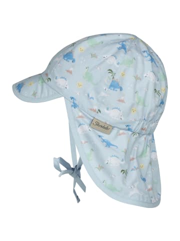 Sterntaler Schirmmütze mit Nackenschutz Dinowelt in bleu