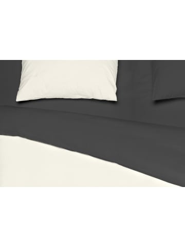 Mistral Home Mistral Perkal Wendebettwäsche in Creme/Anthrazit