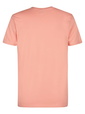 Petrol Industries T-Shirt mit Logo Windward in Rot