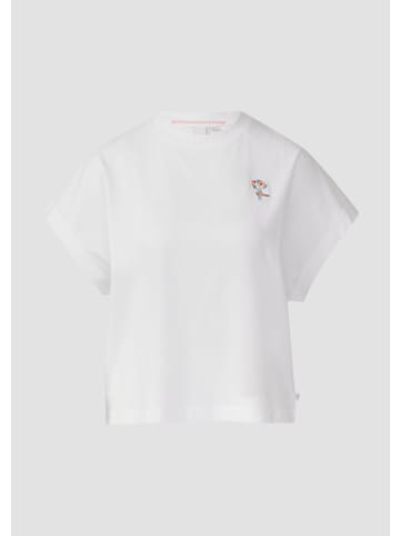 QS T-Shirt in 0100_weiß