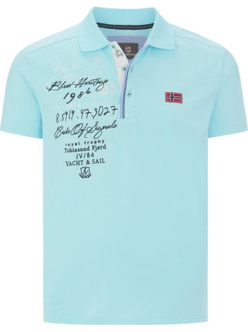 Jan Vanderstorm Poloshirt JANO in türkis