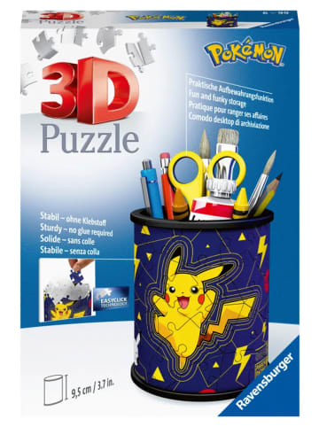 Ravensburger 3D Puzzle Stiftehalter Pokémon | Erlebe Puzzeln in der 3. Dimension