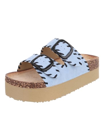 Ital-Design Sandale & Sandalette in Hellblau