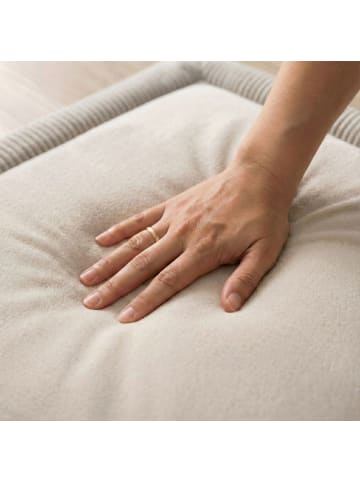 SanoSoft Sanosoft samtweicher und kuscheliger Krabbelteppich Hellgrau 120 x 180 cm