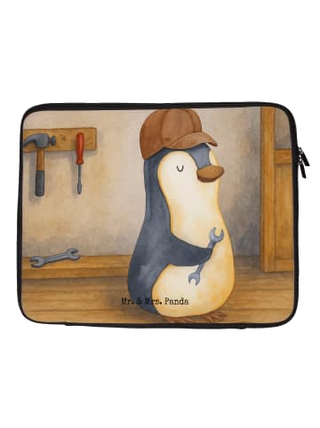 Mr. & Mrs. Panda Notebook Tasche Wenn Papa es nicht reparieren k... in Weiß