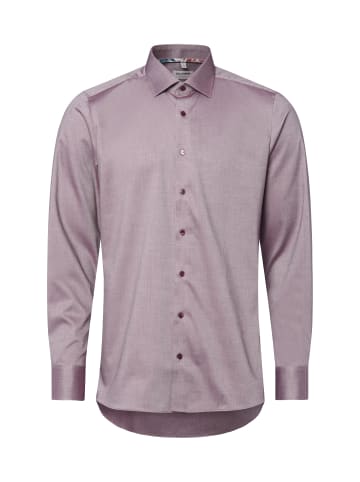 OLYMP  Hemd in aubergine