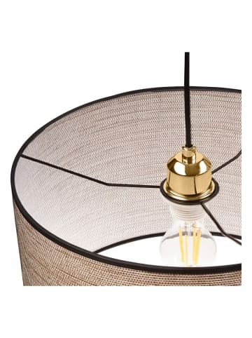 Licht-Erlebnisse Pendelleuchte Ø 35 x (T)127 cm in GoldGold