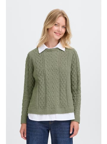 Oxmo Strickpullover OXFSANVI PU 1 in Grün