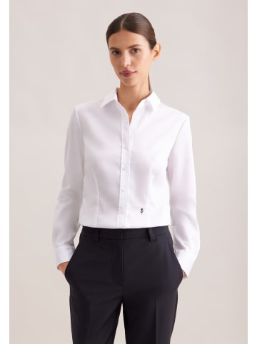 Seidensticker Hemdbluse Slim in Weiß