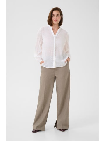 Kaffe Langarm - Hemd KAmay Regular fit in Chalk