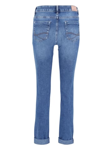 Zero  Jeans Style ORLANDO Straight Leg 32 Inch in Blue Used Denim