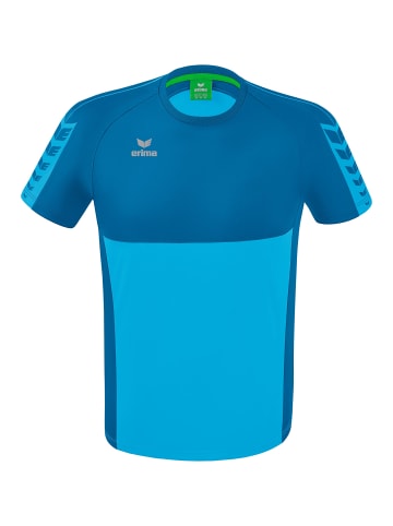 erima Herren Six Wings T-Shirt in curacao/mykonos